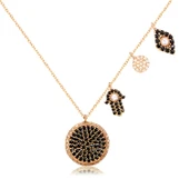 EMILIANO JEWELLERY 925 AYAR GÜMÜŞ TAŞLI OBLİLER KOLYE - 1