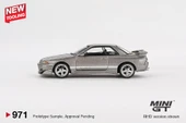 Mini GT Nissan Skyline GT-R (R32) Veilside Combat C-I Veilside Combat Grey 971 thumbnail 3
