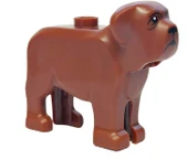 Lego Minifigür Rubeus Hagrid with Dog, Baby Dragon and Pink Umbrella hp474 thumbnail 2