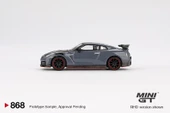 Mini GT Nissan GT-R Nismo 2024 NISMO Stealth Gray 868 thumbnail 4
