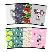 Kulinart Pp Kapak A5 60 Yaprak Kareli Okul Defteri 2 ADET - 1