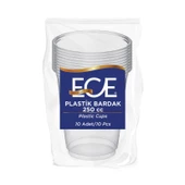 Ece Plastik Bardak 10'lu 250 Cc 2 ADET - 1