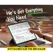 iPad Profesyonel Stylus Kalem Palm Rejection Özellikli Manyetik Şarj Aparatlı Pencil 2 Tablet Kalemi thumbnail 4