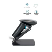 Kablosuz Standlı 1D/2D Barkod & Karekod Okuyucu thumbnail 1