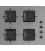 Ferre Flowart QBL63CPR-SS208-D079 7 Prog. Dijital Turbo Ankastre Set - Gri - 3