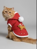 Buddy Kapşonlu Yılbaşı Kedi Sweatshirt Noel thumbnail 7