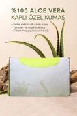 2 Adet Gold serisi klimalı çocuk yastığı,aloe vera kumaşlı cilt dostu ortopedik Visco parçacıklı yastık yıkanabilir kılıflı 1200 gr thumbnail 3