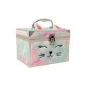 Lukky Kedili Peluş Makyaj Çantası thumbnail 3