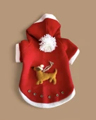 Buddy Kapşonlu Yılbaşı Kedi Sweatshirt Noel thumbnail 4