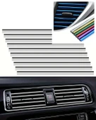 Tüm Araçlara Uyumlu, Evrensel U-Şekilli Araba Klima Çıkışı Dekoratif Yumuşak Şerit Aksesuarları thumbnail 6