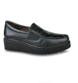 Ceyo 0730 Kadın Hakiki Deri Feta Topuk Anatomik Ayakkabı - 2