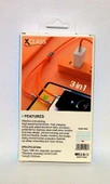 XClass K302 3 IN 1 Üçü Birarada Led Işıklı 5V /3,4A Hızlı Şarj ve Data Kablosu thumbnail 5
