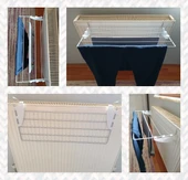 60x30cm 5 Telli Kalorifer Petek Çamaşır, Kıyafet Kurutma Askılığı - 1