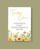 Öğretmenler Günü Tebrik Kartı-teşekkür kartı-Özel gün 24 Kasım -4 Lü-Not Kartı-hediye kartı-tek yüzlü thumbnail 3