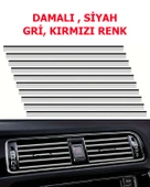 Tüm Araçlara Uyumlu, Evrensel U-Şekilli Araba Klima Çıkışı Dekoratif Yumuşak Şerit Aksesuarları thumbnail 5