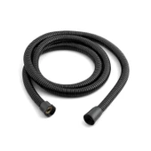 Spiral Paslanmaz Örgülü Duş Bağlantı Hortumu 150 cm Dayanıklı Esnek Banyo Aksesuarı Fıskiye Siyah thumbnail 2