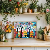 20085 PUZZLE 500 CANDY TREE TOWN thumbnail 3