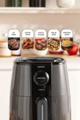 Smart Cook 60 Dakikaya Kadar Zaman Ayarlı Compact Airfryer Space Grey 2 Kişilik - 6