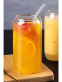 Omnisoft Eğimli Kalın Cam Kokteyl Pipet 12'li - 2