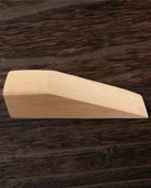 Kapı Stoperi, Kapı Tutucu, Kapı Takozu, Kaydırmaz Aparatlı Oval 4 Adet Verniksiz - 2