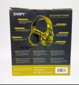 Snopy SN-8800 Kamuflas Desenli Bilgisayar ve Telefon uyumlu Kulak Üstü Mikrofonlu Kulaklık 3,5mm - 1