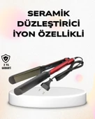Profesyonel Titanyum Saç Düzleştirici – Ayarlanabilir Isı ve Hızlı Isınma Özellikli - 1