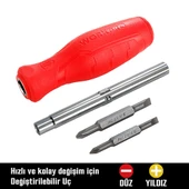 WORKPRO WP221066 6-IN-1 Çok Fonksiyonlu Değişken Uçlu Profesyonel Tornavida Seti thumbnail 2