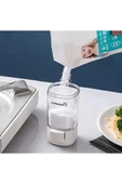 1 Adet Tuşlu Basmalı Baharatlık Gramaj Ayarlı Tuzluk Şekerlik Tuz Biber Baharat Saklama Kabı 140 ml thumbnail 6