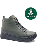 VENÜS 2551723K KALIN TABAN KADIN DERİ BOT thumbnail 1