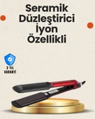 Elektriklenmeyi Azaltan İyonlu Saç Düzleştirici – Titanyum Plaka ve Şık Tasarım - 1