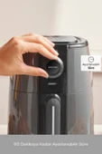 Smart Cook 60 Dakikaya Kadar Zaman Ayarlı Compact Airfryer Space Grey 2 Kişilik - 3