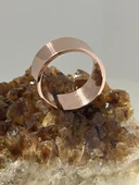 Melisa MoonCo, Saf Bakır Yüzük, Düz İşlemesiz Alyans Model - 2