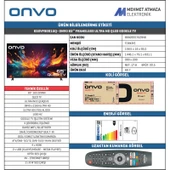 Onvo 65OVF9001UQ 65'' 165 Ekran Uydu Alıcılı 4K Ultra HD Smart Google QLED TV thumbnail 4