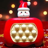 YÜKSEK KALİTE 2Lİ SET KARDAN ADAM POPİT NOEL BABA POPİT OYUNU SESLİ IŞIKLI POPİT YILBAŞI HEDİYELERİ thumbnail 8