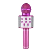 Karaoke Mikrofon Kablosuz Bluetooth Şarjlı Eğlenceli Çocuk Müzik thumbnail 4