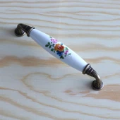 Mobilya Mutfak Çekmece Dolap Kapak Dolabı Kulbu Kulpu Kulpları Beyaz 128 Mm-12.8 Cm Porselen thumbnail 6