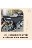 ncotodizayn Cg Motosiklet Kılıfı Komple Kapitone Kuba  uyumlu Asya Falcon 125/100/150 Lik thumbnail 1