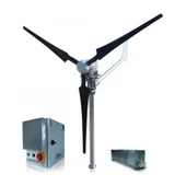 İsta Breeze Set 2000W Windsafe Korumalı 24V Rüzgar Türbini + Wind Pro Şarj Kontrol Cihazı thumbnail 1