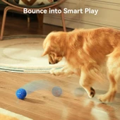 Cheerble Akıllı Köpek Oyuncağı - Şarjlı, Mavi, 7x7x7 cm, İnteraktif Hareketli Top thumbnail 5