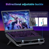 IETS GT300 Çift Üflemeli Laptop Soğutucusu - 35.5-43 cm - 4