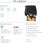 HP Sprocket Taşınabilir 2x3" Anında Fotoğraf Yazıcısı - 3