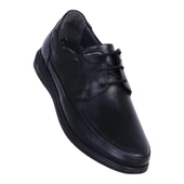 Alme 3004 Siyah Kauçuk Erkek Deri Casual Ayakkabı thumbnail 1