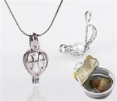 İstiridye Kabuğunda Gerçek İnci Kolye - 1