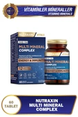 Nutraxin Multimineral Complex 60 Tablet Magnezyum, Kalsiyum, Çinko, Demir, İyot, Krom - 1