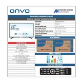 Onvo OV32100 32" 81 Ekran Uydu Alıcılı HD Ready LED TV thumbnail 3