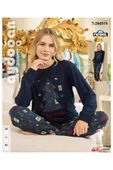 Aydoğan Kadın Bisiklet Yaka TERMAL Pijama Takımı 240574L- 1 Adet  M Lacivert thumbnail 3