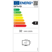 Onvo OV32100 32" 81 Ekran Uydu Alıcılı HD Ready LED TV thumbnail 2