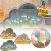 El Yapımı Büyük Boy Bulut Gece Lambası thumbnail 2