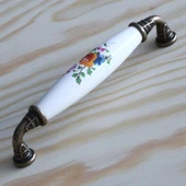 Mobilya Mutfak Çekmece Dolap Kapak Dolabı Kulbu Kulpu Kulpları Beyaz 128 Mm-12.8 Cm Porselen thumbnail 4