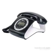 Multitek Retro Özel Tasarımlı Kablolu Siyah-Kırmızı-Gri-Turuncu-Beyaz Masa Üstü Telefon thumbnail 1